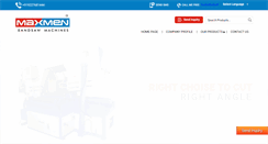 Desktop Screenshot of maxmenbandsaw.com